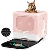MARSDOCK Cat Litter Box, Fully Enclosed, Odor