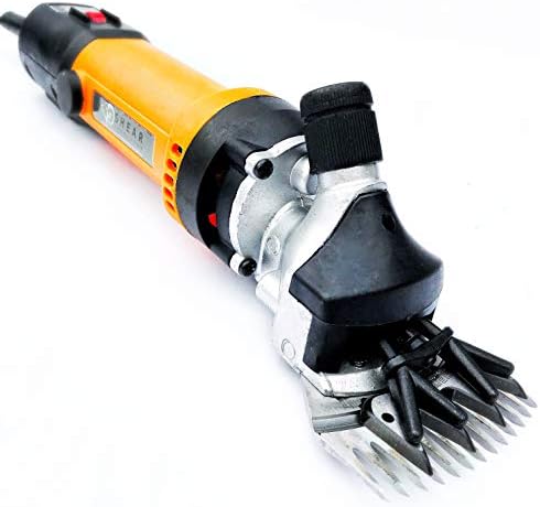 Sheep Shears Electric Animal Clippers - RAMBOUILLET Animal Shears for Sheep, Alpaca, Llama, Goat and Farm Animals - 690 WATT Handheld Clipper Tools Set for Shearing Grooming Livestock