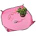 Homend Garden Kneelers Gardening Transplanting Pot Pad Mini Garden Hand Transplanting Succulent Tools for Indoor Garden Plant Care Work Cloth Anti Dirty (11 PCS/Set,Pink)thumb 4