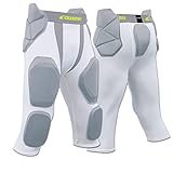 FPGU7 Champro Man Up 7 Pad Girdle football pant CH White YOUTH SMALL