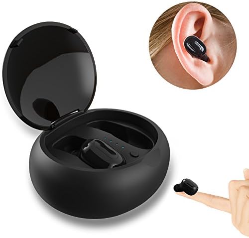 Wireless Earbuds, TUSBIKO Mini Dual Bluetooth Earbud with Mic, In Ear V4.2 HD Stereo IPX7 Waterproof Bluetooth Headphones, Invisible Noise Reduction Car Headset for iPhone Samsung Smartphone