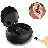 Wireless Earbuds, TUSBIKO Mini Dual Bluetooth Earbuds with Mic, in Ear V4.2 HD Stereo Bluetooth Headphones, Invisible Noise Reduction Car Headset for iPhone Samsung Smartphone