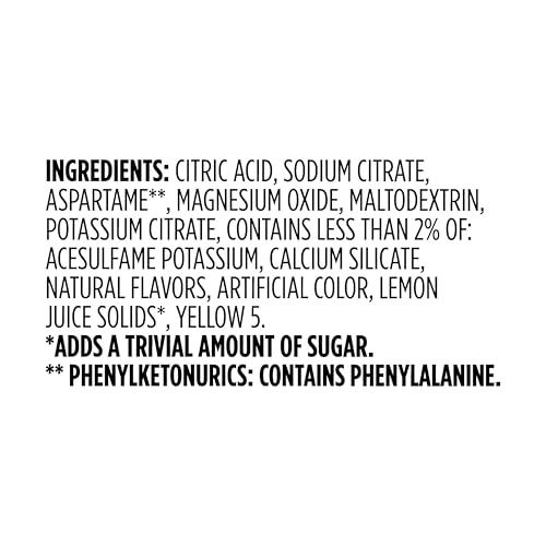 AMAZON GROCERY, LEMONADE DRINK MIX, 10 PACKETS, 1.4 OZ