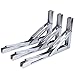 Amarine Made Long Release Arm Heavy Duty Polished Stainless Steel Folding Shelf Bench Table Folding Shelf or Bracket, Max Load: 550lb/250kg, Long Release Arm (1 Pcs)