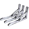 Amarine-made-Long-Release-Arm-Heavy-Duty-Polished-Stainless-Steel-Folding-Shelf-Bench-Table-Folding-Shelf-or-Bracket-Max-Load-550lb250kg-Long-Release-Arm