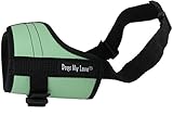Adjustable Dog Muzzle 6 Sizes Green (L: 9.5