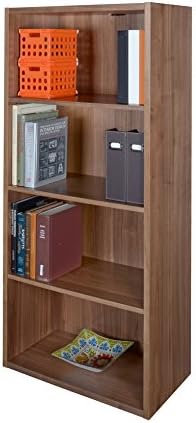 Svitlife Harmony 63-inch Bookcase Featuring Lockdowel Assembly Display Wide 3 Tier Home Shelves Unit Ladder Office