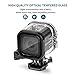 Nechkitter 60m Dive Protective Housing Case for GoPro Hero 5 Session Hero 4 Session Hero Session, High Transmission Waterproof Housing Case