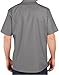 Dickies Occupational Workwear LS535GGL LS535 Industrial Short Sleeve Work Shirt, Fabric, Large, Graphite Gray