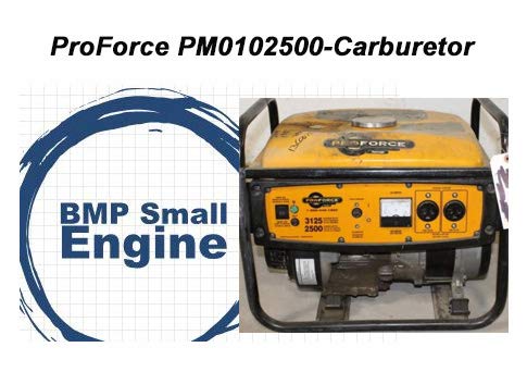BMotorParts Carburetor Carb for PowerMate ProForce 3125 2500 Watts Generator MDL# PM0102500