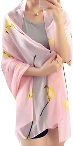 Acquaa Womens Summer Long Soft Chiffon Shawl Wrap Scarf Scarves 3 OS