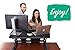 G-PACK PRO - Desktop Standing Desk Converter | Sit-to-Stand Work Desk Riser | Adjustable from 5.7” to 19.7” | Fits Dual Monitor -Removable Keyboard Tray | Ergonomically