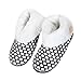 WFL Womens Bootie Slippers, Soft Winter Ankle House Shoes, Knitting Upper and Anti-slip Sole