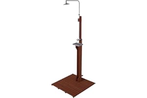 Cambridge Casual Dussi Teak Wood Outdoor Shower, Brown