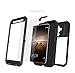 Huawei Mate 9 Case Case,Perstar Shockproof Dust/Dirt/Snow Proof Aluminum Metal Gorilla Glass Protection Case Cover for Huawei Mate 9[Newest] (Black)