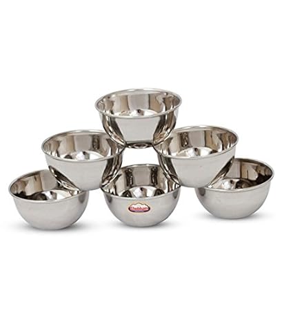 Shubham Steel Bowl 6 Pcs Set