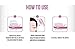 Electric Hair Brush Straightener, Portable Electric Ionic Hairbrush Takeout Mini Hair Brush Comb Massage for Women (pink)