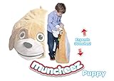 Muncheez Stuffed Animal Toy Storage for Children, Puppy - Perfect for Kids - SUPER SOFT Fabric - 7 Plush Animal Choices - Upgrade Your Mesh Toy Nets & Toy Hammock - Extra Storage for Your Toys
