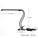 Mocent Plant Lights,18W Dual Head LED Grow Lights Adjustable 2 Level Dimmable Desk Clip with 360 Degree Flexible Gooseneck LED Plant Growing Lamp and Double on/off Switch Indoor Plant Growing Lights