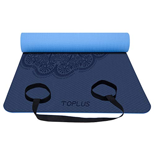 image for TOPLUS Yoga Mat - Classic 1/4 inch Pro Yoga Mat Eco Friendly Non Slip 