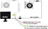 ZhanHongXiang AHD 1080P 7" Monitor Backup Camera Kit IR Night Vision 12-24V view 8