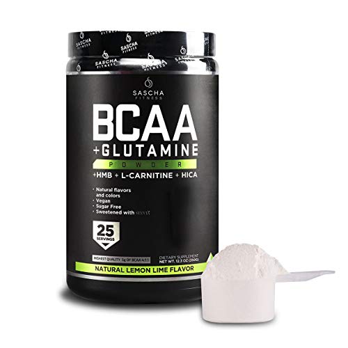 l carnitina saschafitness  Quieres ms energa y menos fatiga sin necesidad de cafena? , Con BCAA + Glutamina tienes 5 suplementos en 1: HMB, L-Carnitina, HICA, Glutamina y BCAA.,  Recuperacin ms rpida,  Energa and anyone looking to enhance their energy levels BCAAs + Glutamine Powder -