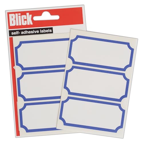 Blick Namensschild-Etiketten (Vorteilspackung mit 5 Taschen)