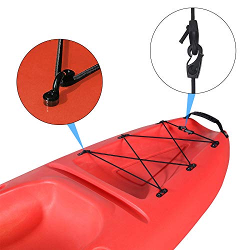 SPORBA Kayak Pad Eye Kit, Expanded Deck Rigging Kit with 5PCS Deck