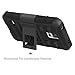 zenic Galaxy S5 Case, (TM) Hybrid Dual Layer Armor Defender Full-Body Protective Case Cover with Kickstand & Belt Clip Holster Combo for Samsung Galaxy S5 i9600 Case (Black)