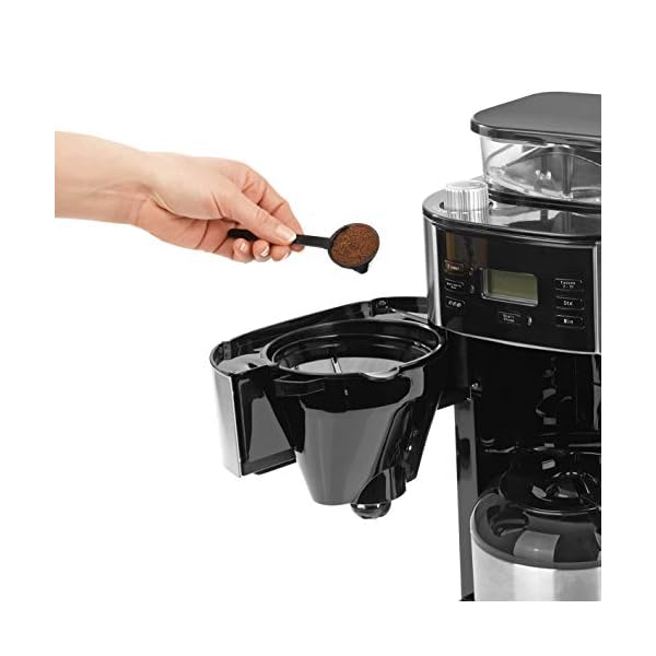 Barista Filterkaffeemaschine mit Mahlwerk mit Thermokanne | Inkl. Thermo-Kanne für bis zu 10 große Tassen Kaffee | Für… – Bild 5