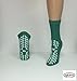 Secure Step Double-Sided Non Slip Comfort Safety Sock - Green - XLarge (2 Pair) - Men's Size: 8-9 / Women's Size: 9-10