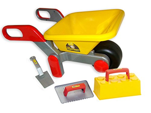 Wader Schubkarre Bauschubkarre 4 TLG mit Maurerwerkzeug