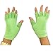 Hand Moisturizing Gloves | Gel Gloves | Spa Gloves | Finger Tip Free For Phone Use | Great Cotton Gloves (Green H Gloves)