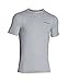 Under Armour Men's Charged Cotton T-Shirt True Gray Heather (025)/Black, Medium
