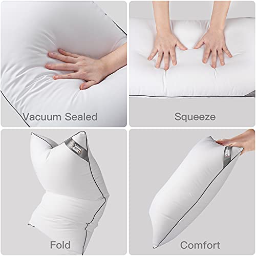 BedStory Pillows for Sleeping 2 Pack, King Size Bed Pillows Set of 2