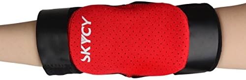 SKYCY Elbow Brace Compression Support Sleeve for Tendonitis, Tennis Elbow Weightlifting, Arthritis, Tendonitis, Tennis and Golfer's Elbow - Bamboo Charcoal Fiber Athletic Elbow Compression Sleeves (M)