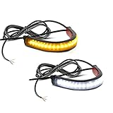CoCsmart 2PC Flexible Switchback Dual-Color White