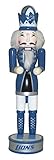 NFL Detroit Lions Holiday Nutcracker, Blue, 14