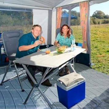 Berger Zeltteppich blau robust ideal für Zelte Balkone Terrassen Verschiedene Größen