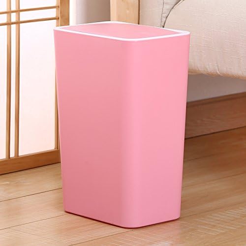 Hamhui Garbage Bin, Living Room, Bedroom, Bedroom, Bathroom, Office Kitchen, Rectangle, Trash Bin,Pink