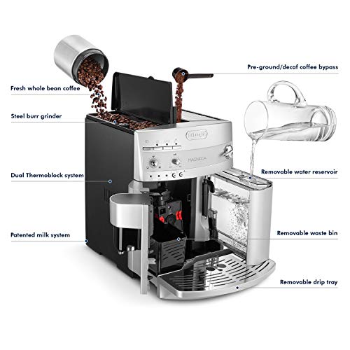 De Longhi Esam3300 Magnifica Super Automatic Espresso Coffee Machine Silver In Dubai Uae Whizz Super Automatic Espresso Machines