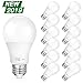 AWEHIRU A19 LED Light Bulbs, 100-125W Equivalent LED Bulbs, 1500 Lumens, 4000K Daylight White Edison Bulbs, E26 Medium Screw Base, No Flicker, CRI 80+, 25000+ Hours Lifespan, Non Dimmable, 12-Pack