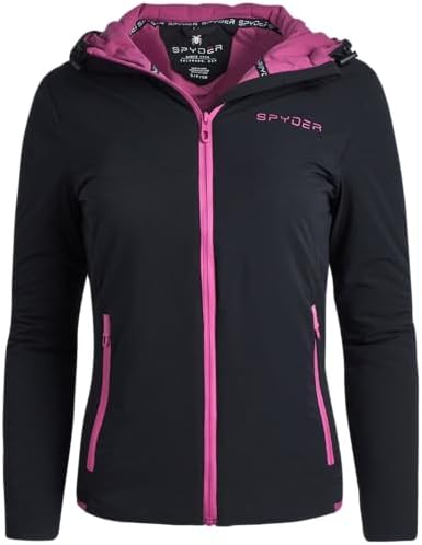 Amazon.com: Spyder Women's Alyce Full Zip Soft Shell Hooded Jacket