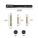 TCBunny CTA-0001-00 Black Carbon Fiber TRD Sports Style Short Antenna for Toyota All Model 4.7-Inch