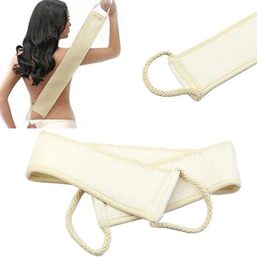 webueat Exfoliating Loofah Body Scrubber,Back Strap Bath Shower Body Brush Sponge,Massage Rubbing shower Towel