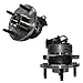 Detroit Axle - 2 Front Wheel Bearing Hubs for Chevy Cobalt Saturn Ion Pontiac G5 Pursuit Wheel Hub Bearings Assembly Set Replacement, Pair Hubs [4-Lug w/ABS]