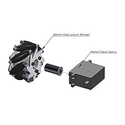 UniHobby UH144 60mm Mecanum Wheel Compatible with