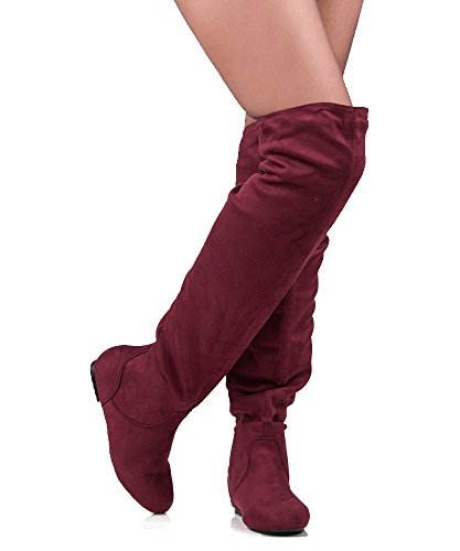 Women s trend-hi over-the-knee thigh high flat slouchy …