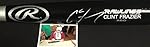 Clint Frazier New York Yankees Autographed Signed Engraved Bat Black
