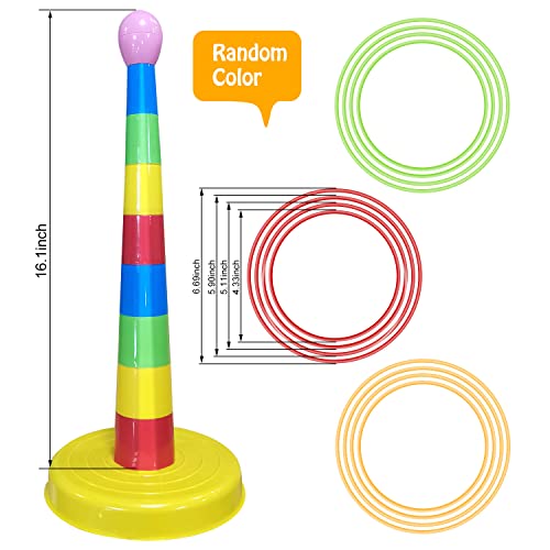 Frisbee Bottle Game Flying Disc Game Set, Flying Disc Bottle Drop Yard